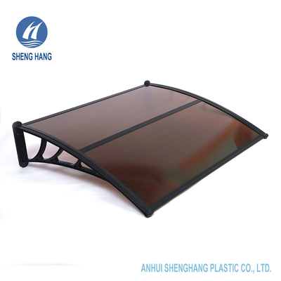 Lều màu xám Giá đỡ bằng nhựa Polycarbonate nhựa 4mm 5mm