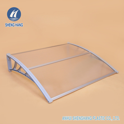 Thiết kế hiện đại Sân hiên bằng nhựa Gazebo Tán ngoài trời Polycarbonate PC Bạt
