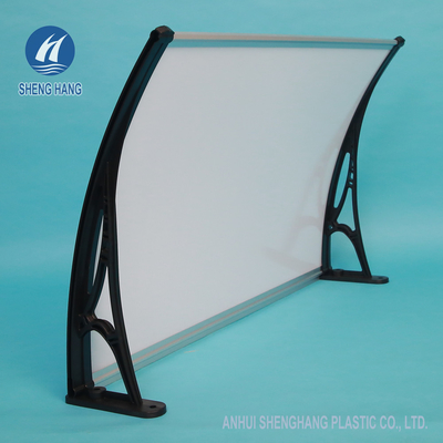 Nhà vườn bằng nhựa Mái hiên chống nắng mưa tuyết Tán nhựa PC Polycarbonate