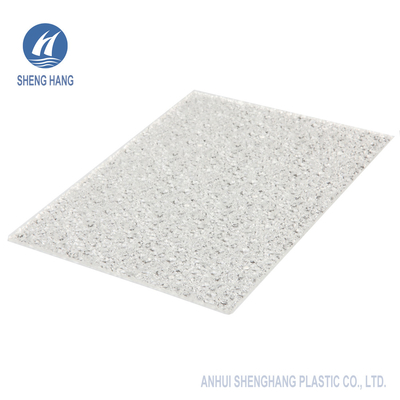 2mm Kim cương rắn và có kết cấu Tấm polycarbonate 50 Micron tráng chống tia cực tím