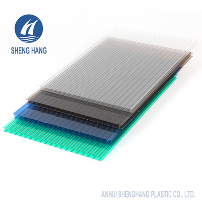 Tấm rỗng Polycarbonate 6mm 2 tường cho vật liệu lợp mái