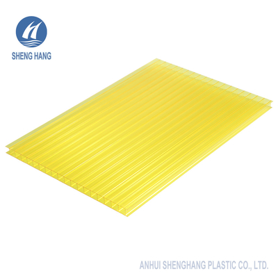 Màu xanh lá cây đầy màu sắc xanh lá cây đầy màu sắc tấm poly cacbonat PC rỗng để trang trí