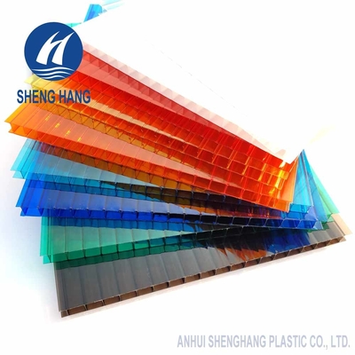 Tấm Polycarbonate 2 vách SGS 8mm Chống tia UV