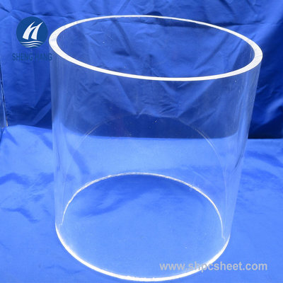 PMMA Plexiglass đúc Ống acrylic trong suốt 100mm chống mài mòn