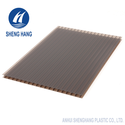 Tấm polycarbonate màu đồng UL94 V0 6mm 10mm màu đồng