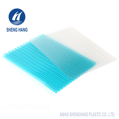 Tấm polycarbonate hai lớp UL94 V2 2.1 * 3m Cấu trúc hình chữ nhật