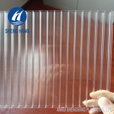 12mm Tấm polycarbonate đôi tường chống cháy bằng chứng nứt