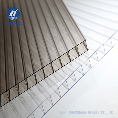 Tấm polycarbonate trắng hai lớp  màu trắng nhẹ chống mài mòn