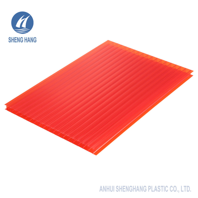 Tấm Polycarbonate kép không thể phá vỡ Tấm lợp 6m Chống tia cực tím