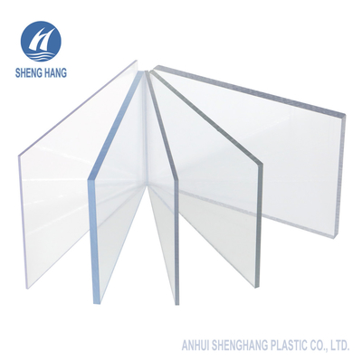 Poly cacbonat tấm rắn Uv được bảo vệ 4x8 Tấm polycarbonate trong suốt