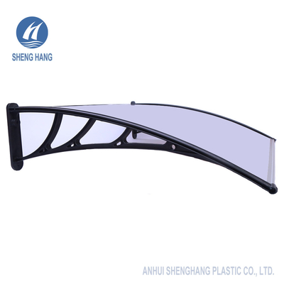 Cửa Bạt che bằng nhựa Polycarbonate Ánh sáng mặt trời UV Mưa tuyết