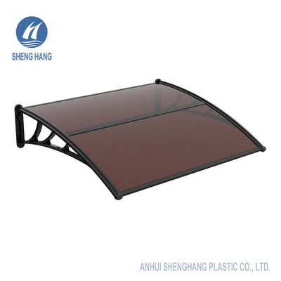 Trong suốt Cửa sổ Polycarbonate Mái hiên Cửa nhựa Tấm chắn nắng Bảo vệ Tuyết