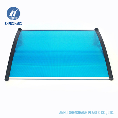 Cửa nhựa Polycarbonate Mái hiên nhựa chống thấm nước SGS Sân thượng PC Rain Shed