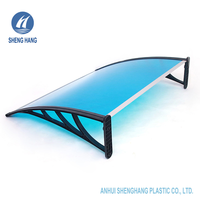 47in Tự làm bằng nhựa Polycarbonate mái hiên bằng nhựa Tán sân trong đa chức năng