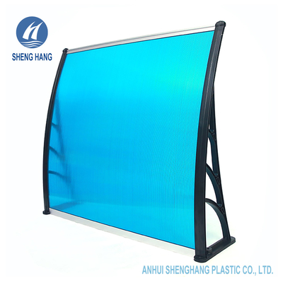 47in Tự làm bằng nhựa Polycarbonate mái hiên bằng nhựa Tán sân trong đa chức năng