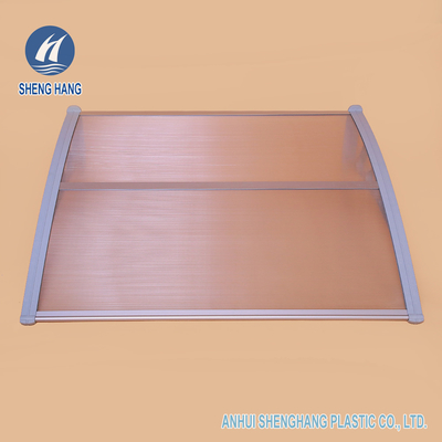 Thiết kế hiện đại Sân hiên bằng nhựa Gazebo Tán ngoài trời Polycarbonate PC Bạt