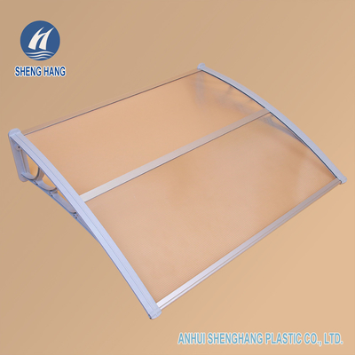 600mm 900mm trong suốt Cửa sổ Polycarbonate Tán Cửa sổ Mái hiên ODM