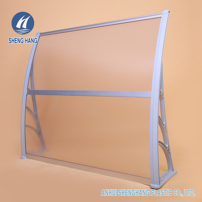 600mm 900mm trong suốt Cửa sổ Polycarbonate Tán Cửa sổ Mái hiên ODM