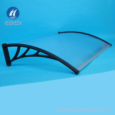 1,5m Bền bằng nhựa Polycarbonate màu đen bền Cửa trước Chống xước