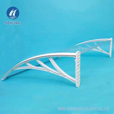 Tự làm 1,2 * 0,8m Mái hiên bằng nhựa Polycarbonate trong suốt có độ bền cao chống rách