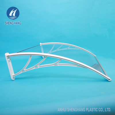 Cửa nhựa có tác động cao Tán tấm Polycarbonate đặc Tấm bạt cửa sổ