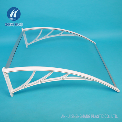 Cửa nhựa có tác động cao Tán tấm Polycarbonate đặc Tấm bạt cửa sổ