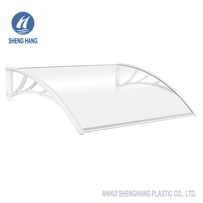 Khung cửa bằng nhựa bền Tán cửa Bảng điều khiển Polycarbonate rắn chắc
