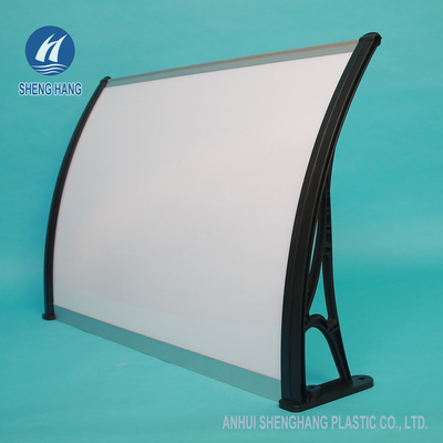 Phong cách Châu Âu ngoài trời Tán 600 * 1000mm Cửa sổ Polycarbonate mái hiên
