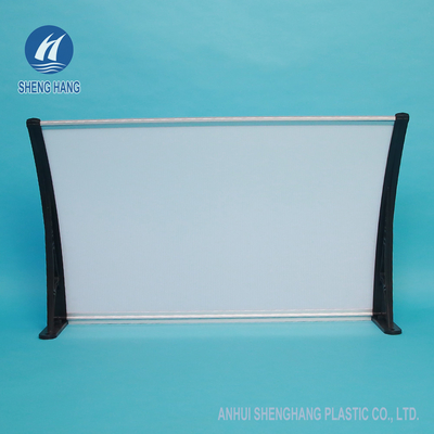 Nhà vườn bằng nhựa Mái hiên chống nắng mưa tuyết Tán nhựa PC Polycarbonate