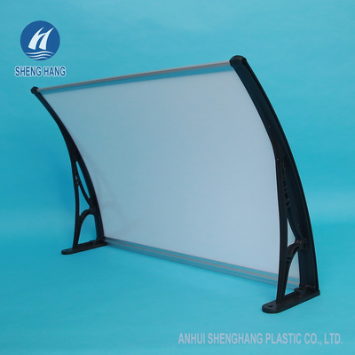 Nhà vườn bằng nhựa Mái hiên chống nắng mưa tuyết Tán nhựa PC Polycarbonate