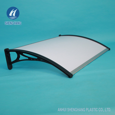 Nhà vườn bằng nhựa Mái hiên chống nắng mưa tuyết Tán nhựa PC Polycarbonate
