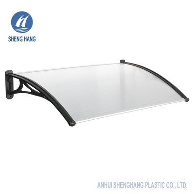 Tấm bạt che nắng cong bằng nhựa Polycarbonate 5mm Lớp phủ UV