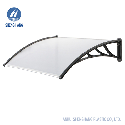 Tấm bạt che nắng cong bằng nhựa Polycarbonate 5mm Lớp phủ UV