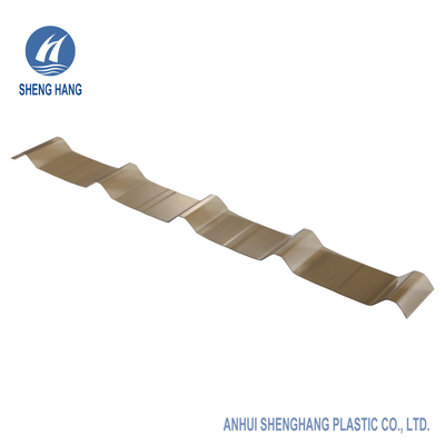 Tấm Polycarbonate sóng SGS 3.95 * 13ft Vật liệu lợp bằng nhựa trong suốt