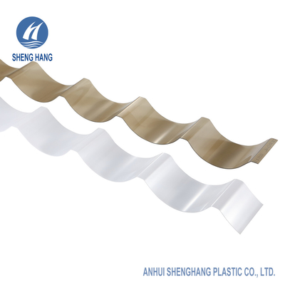 Tấm polycarbonate có gân màu đồng 1mm 3,3 * 10ft để lợp mái