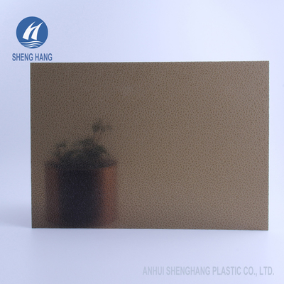 ASTM D638 Tấm polycarbonate nổi rõ ràng Lớp phủ UV PC UL94 V2