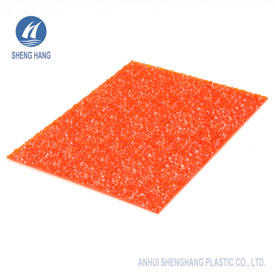 2mm Kim cương rắn và có kết cấu Tấm polycarbonate 50 Micron tráng chống tia cực tím