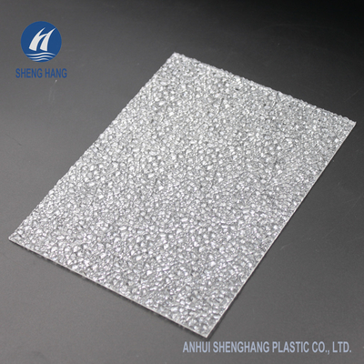 Tấm nhựa Polycarbonate nổi màu đen Kết cấu chống Uv dày 2,5mm