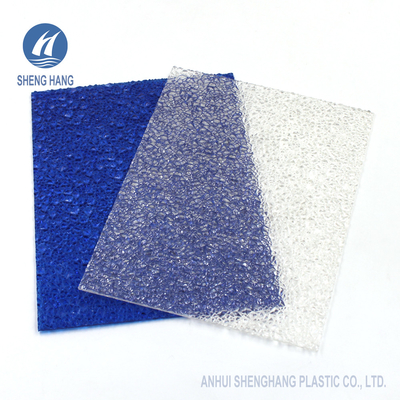 Tấm nhựa Polycarbonate nổi màu đen Kết cấu chống Uv dày 2,5mm