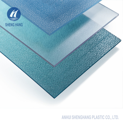 Tấm nhựa Polycarbonate phủ màu mờ 4x8 Nhẹ không thể phá vỡ