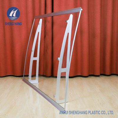 Cửa hiên 3mm Clear Poly Carbonate Canopy chống hợp kim nhôm