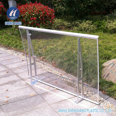 Cửa hiên 3mm Clear Poly Carbonate Canopy chống hợp kim nhôm