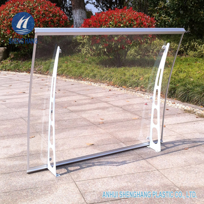 Tán poly cacbonat rắn không thấm nước 4,6ft × 3ft với chân đế kim loại Eco