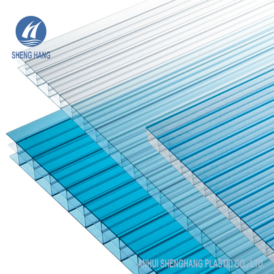 2.1 * 6m Tấm rỗng polycarbonate nhẹ chống cháy cho tấm lợp