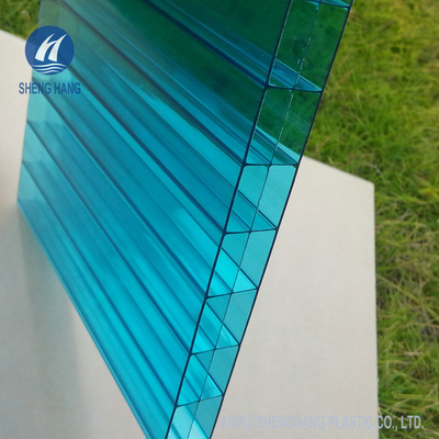 2.1 * 6m Tấm rỗng polycarbonate nhẹ chống cháy cho tấm lợp