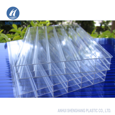 2.1 * 6m Tấm rỗng polycarbonate nhẹ chống cháy cho tấm lợp