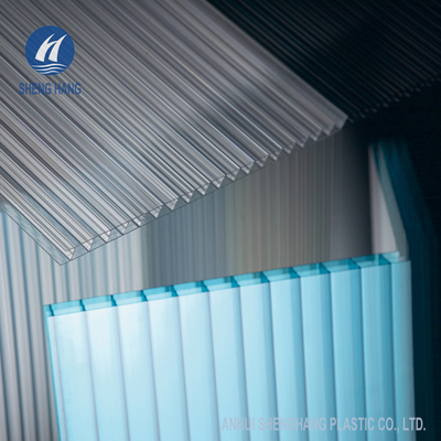 2.1 * 6m Tấm rỗng polycarbonate nhẹ chống cháy cho tấm lợp