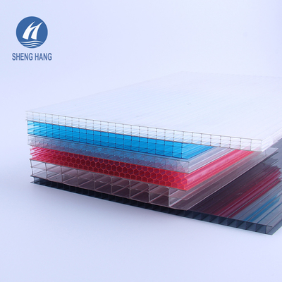 Tấm polycacbonat tổ ong rỗng Polypropylene Độ bền cao 2,2kg / M2 3m
