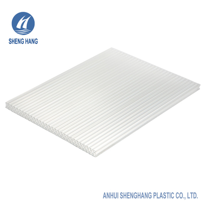 Đùn tấm Polycarbonate tổ ong chống thấm nước 80 Micron Lớp phủ UV