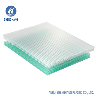 Chống tác động nhà kính tổ ong Tấm polycarbonate tế bào SGS 80um UV tráng